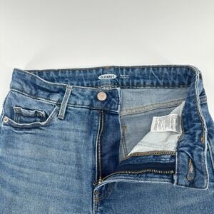 Old Navy Jeans Womens 2 Blue Stretch Denim Wide Leg Extra High Rise Relaxed Y2K